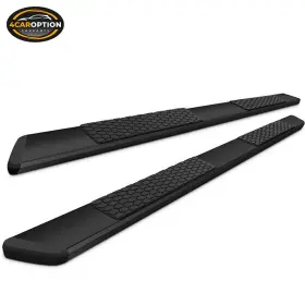 4car-5-ssb-dw-dr19qc-bk 4caroption Fits 19-25 Ram 1500 Quad Cab Running Board Side Step Nerf Bar