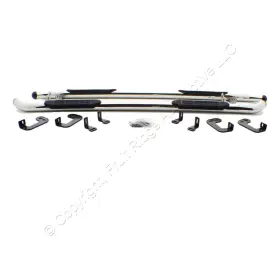 166053tsp Aftermarket Product Stainless Steel With Textured Black Side Pad Step Nerf Bars For 2007 Suburban 1500