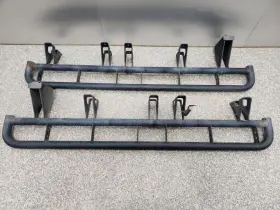 122.am1604 American Motors 2003-2009 Hummer H2 Running Board Rock Rail Slider Step Bar Pair Oem Decent Cond