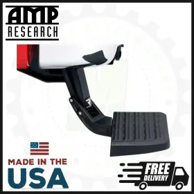 75303-01a Amp Research Driver Side Flip Down Bumper Step Fits 99-16 Ford F250 F350 F450 Superduty