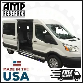 76159-01a Amp Research Plug-n-play Powerstep Electric Running Boards Fits 16-19 Ford Transit 150
