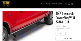 77364-01a Amp Research Powerstep Xl Electric Running Boards Brand New #77364-01a