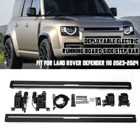 At19036101 Amsparc Fits Lr Defender 110 4d 2023 2024 Deployable Electric Running Board Side Steps