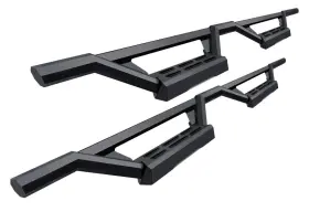 Ia03wjg1b Aps For Chevy Silverado 3500 Hd 07-19 Nerf Bars M3 Series Drop Down Cab Length Black