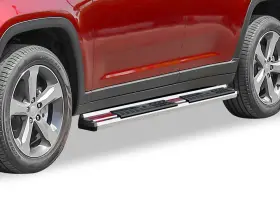 Ib-6j723m Aps Chrome Nerf Bar Steps For 22-26 Jeep Grand Cherokee L