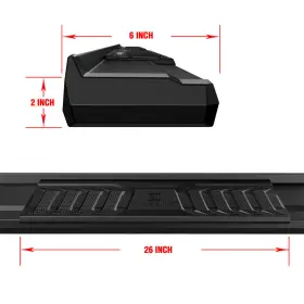 Ib-6n818w Aps Black Nerf Bar Running Boards For 22-24 Nissan Pathfinder #3