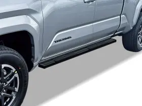 Ib-6t841n Aps Black Board Nerf Bars Fit 24-25 Toyota Tacoma Double Cab Crew