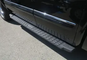Ib-9c804n Aps Black Step Nerf Bars Fit 07-18 Silverado Sierra Double Cab Ib-9c804n Aps Black Step Nerf Bars Fit 07-18 Silverado Sierra Double Cab