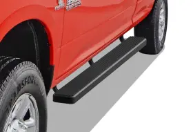 Ib-d6208b Aps Running Boards 6in Black Fit 09-18 Dodge Ram 1500 2500 3500 Crew Cab
