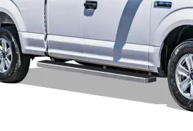 Ib-f5188c Aps Stainless Steel 5in Side Steps Fit 15-25 Ford F150 Super Cab And 17-25 F250