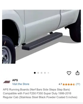 Ib-f5405m Aps Running Boards Nerf Bars Side Steps Step Compatible With Ford Tran