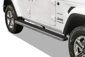 Ib-j5111c Aps Stainless Steel 5 Inches Running Boards Fit 18-25 Jeep Wrangler Jl 4dr