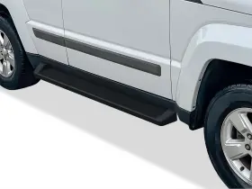 Ib-jr219b Aps Iboard Black Running Boards Style Fit 08-13 Jeep Liberty