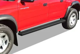 Aps Ib-t5057b Iboard Running Boards 5in Black Fit 01-04 Toyota Tacoma Double Cab Crew