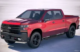 Wb03tbi5b Aps T-series Running Boards-black 19-25 Silverado/sierra Double