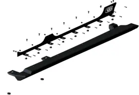 4450240 Arb For R/t/rail Suits Jeep Wrangler Jl 4 Door