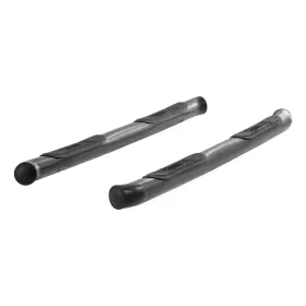 201005 Aries Black Nerf Bars Steps Running Boards 3in Round For 2008-12 Jeep Liberty