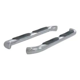 202008-2 Aries 3in Round Stainless Side Step Nerf Bars For 2005-2023 Tacoma Access Cab