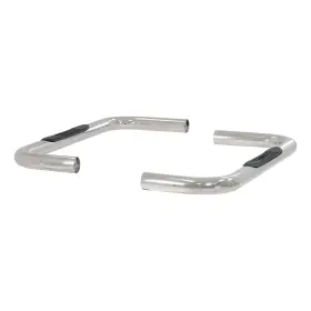 203001-2 Aries 3in Round Polished Stainless Truck Steps Boards Nerf Bars Part#