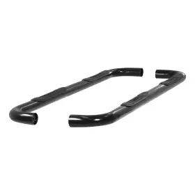 204012 Aries 3in Round Black Nerf Bars Side Truck Steps Running Boards Part#