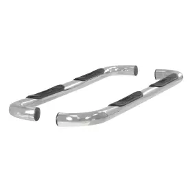 204076-2 Aries 3 Inch Round Stainless Steel Truck Steps Nerf Bars Running Boards