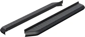 2051976 Aries Aerotread 5 Inch X 76 Black Stainless Running Boards No Brackets