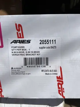 2055111 Aries Versatrac Mounting Bracket Kit