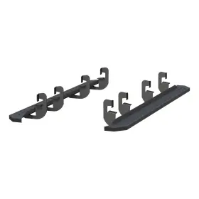 2055541 Aries Ridgestep 6-1/2 Inch X 91 Black Steel Running Boards Truck Steps