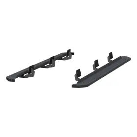 2055549 Aries Ridgestep 6-1/2 Inch X 91 Black Steel Running Boards Part#