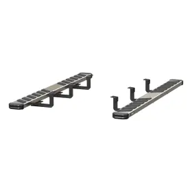 Aries 2553016 Novatrac 6x75 In Black Steel Running Board Truck Steps Bars Part#