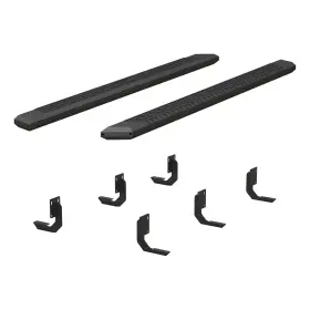 2556024 Aries Advantedge 5.5in X 91 Inch Black Aluminum Running Boards Truck Steps 2556024 Aries Advantedge 5.5in X 91 Inch Black Aluminum Running Boards Truck Steps