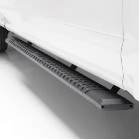 2556042 Aries Advantedge 85 Inch Black Aluminum Steps For Select Nissan Titan Xd