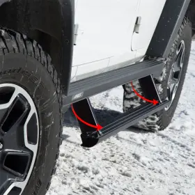 3036571 Aries Actiontrac 65 Inch Powered Running Boards For Select Jeep Wrangler Jl