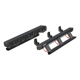 3047904 Aries Actiontrac 83.6 Inch Powered Running Boards Side Steps Black Part#