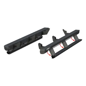 3047952 Aries Actiontrac 83.6 Inch Retractable Running Boards Side Steps Black