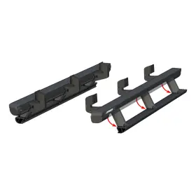 3048326 Aries Actiontrac 87.6 Inch Powered Running Boards Side Steps Black Part#