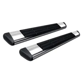 4444006 Aries For Chevy Silverado 2500 Hd 01-14 6 Inch Cab Length Polished Oval Tube Side Bars