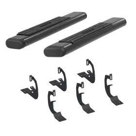 4445024 Aries 53 Inch Black Aluminum Oval Side Bars For Select Ford F250 To F550 #2