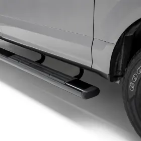 4445046 Aries 91 Inch Black Aluminum Oval Side Bars For Select Dodge Ram 2500 3500