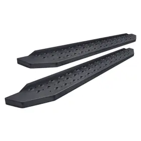 C2885-2055103-bndl Aries 6.5 Inch Ridgestep Commercial Cab Length Black Running Boards