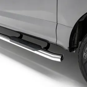 S222008-2 Aries 4 Inch Polished Stainless Oval Side Bars For Select Toyota Tacoma