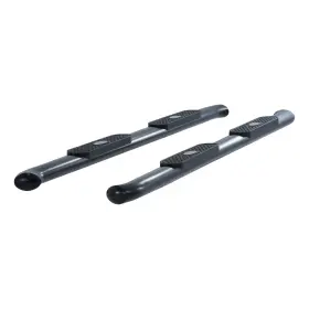 S222013 Aries 4in Black Oval Nerf Bars Steps Boards For 07-20 Toyota Tundra Crewmax Cab