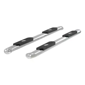 S223039-2 Aries 4in Stainless Oval Nerf Bars Side Steps For 2009-2014 Ford F-150 Supercrew