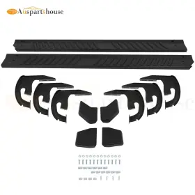 12435491 Auspartshouse 6 Inch Running Board Side Step Nerf Bar New For 2009-2014 Ford F150 Super/ext Cab