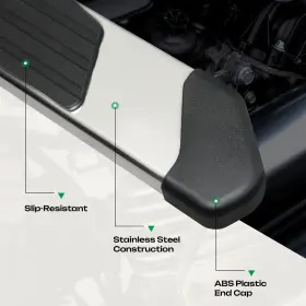 8082-cv191-ss Ausum Motor Running Boards For 19-24 Silverado Sierra 1500 Crew Cab 6.4 Inch Nerf Bars Side Step #2