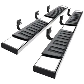 8138-dg196-ss Ausum Motor 6 Inch Running Boards For 2019-2023 Dodge Ram 1500 Crew Cab Side Steps Nerf Bar