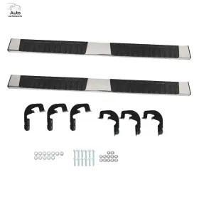 Auto-perfectparts Aup3155965 Running Board Nerf Bar Side Step 6 Inch For Silverado/sierra 1500 Crew Cab 19-23