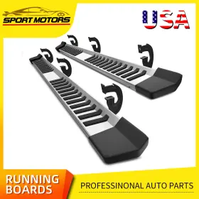 Autosaver88 197839338203 Running Board For 2004-2014 Ford F150 F-150 Supercrew Cab 6 Inch Nerf Bar Side Step