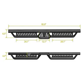 Autosaver88 197839905030 Drop Step Bars For 2005-2023 Toyota Tacoma Double Cab Running Boards Two-stair #3