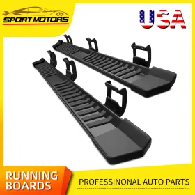 Autosaver88 197839913592 Running Board For 15-24 Ford F150 F250 F350 Super Crew Cab 6 Inch Side Step Bars